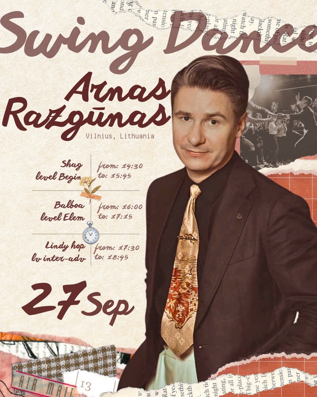 Swing Dance Workshop with Arnas Razgunas