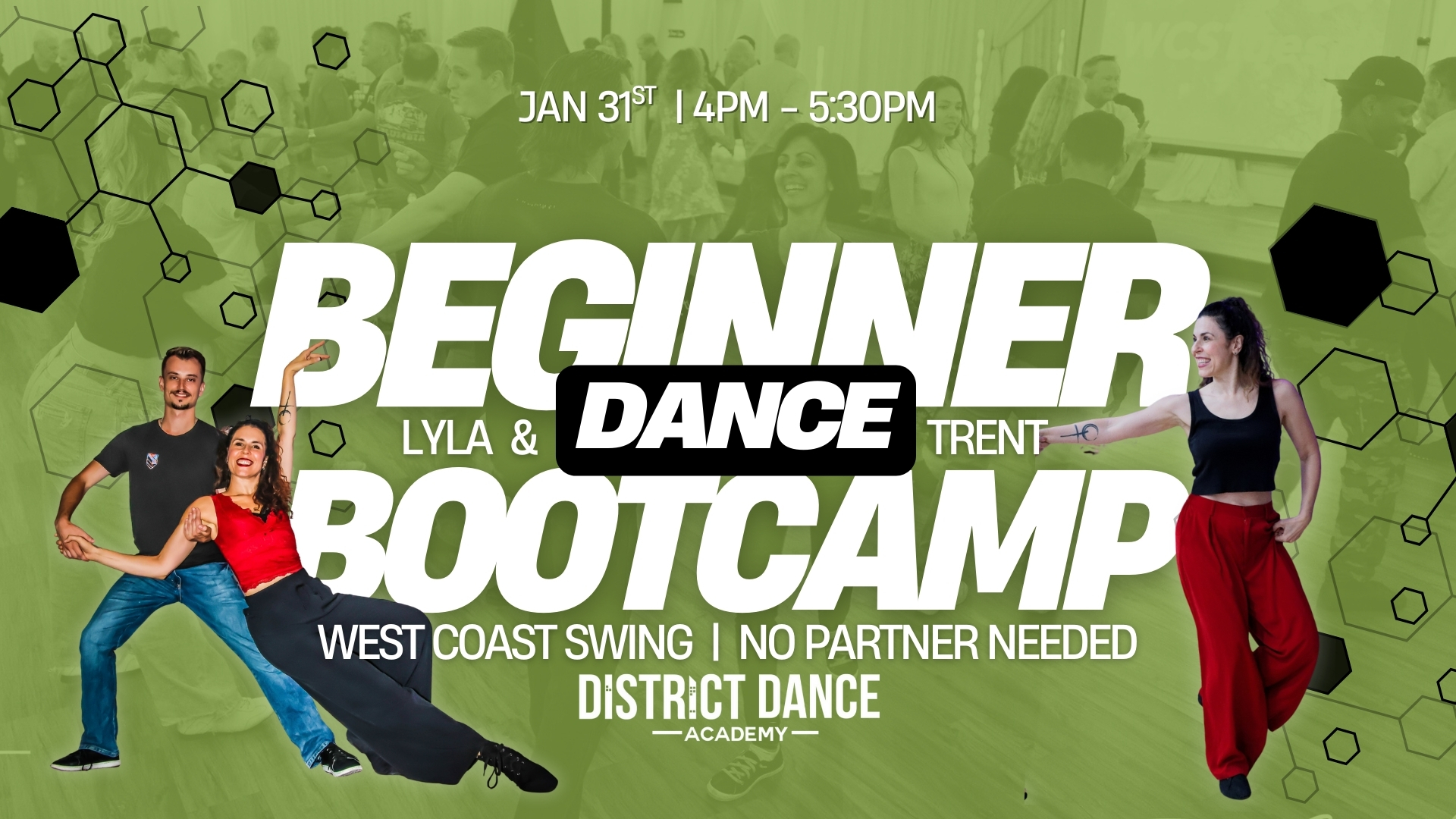 Learn to Swing Dance! Beginner Bootcamp for West Coast Swing