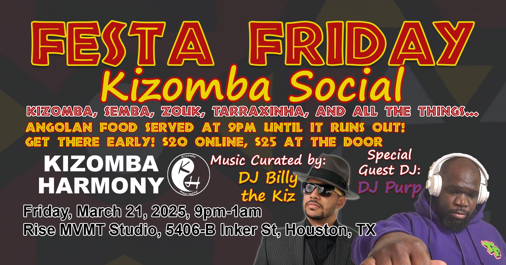 Kizomba Harmony Festa Friday Social October 2024