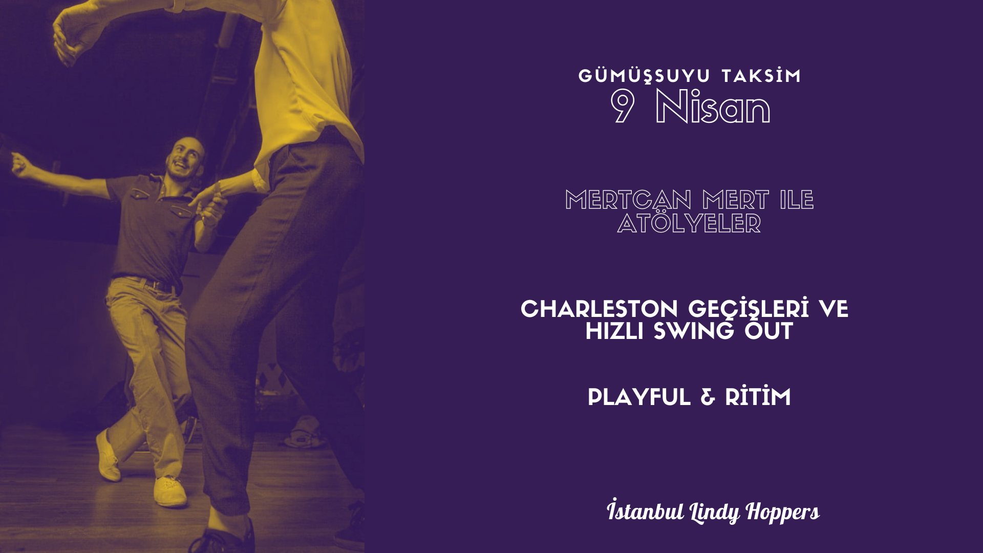 Mertcan Mert ile Lindy Hop Atölyeleri