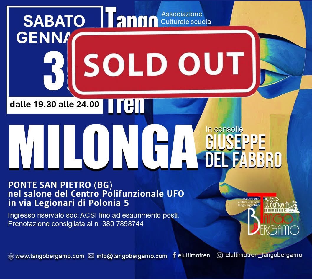 La Milonga del Tren - in consolle Giuseppe Del Fabbro