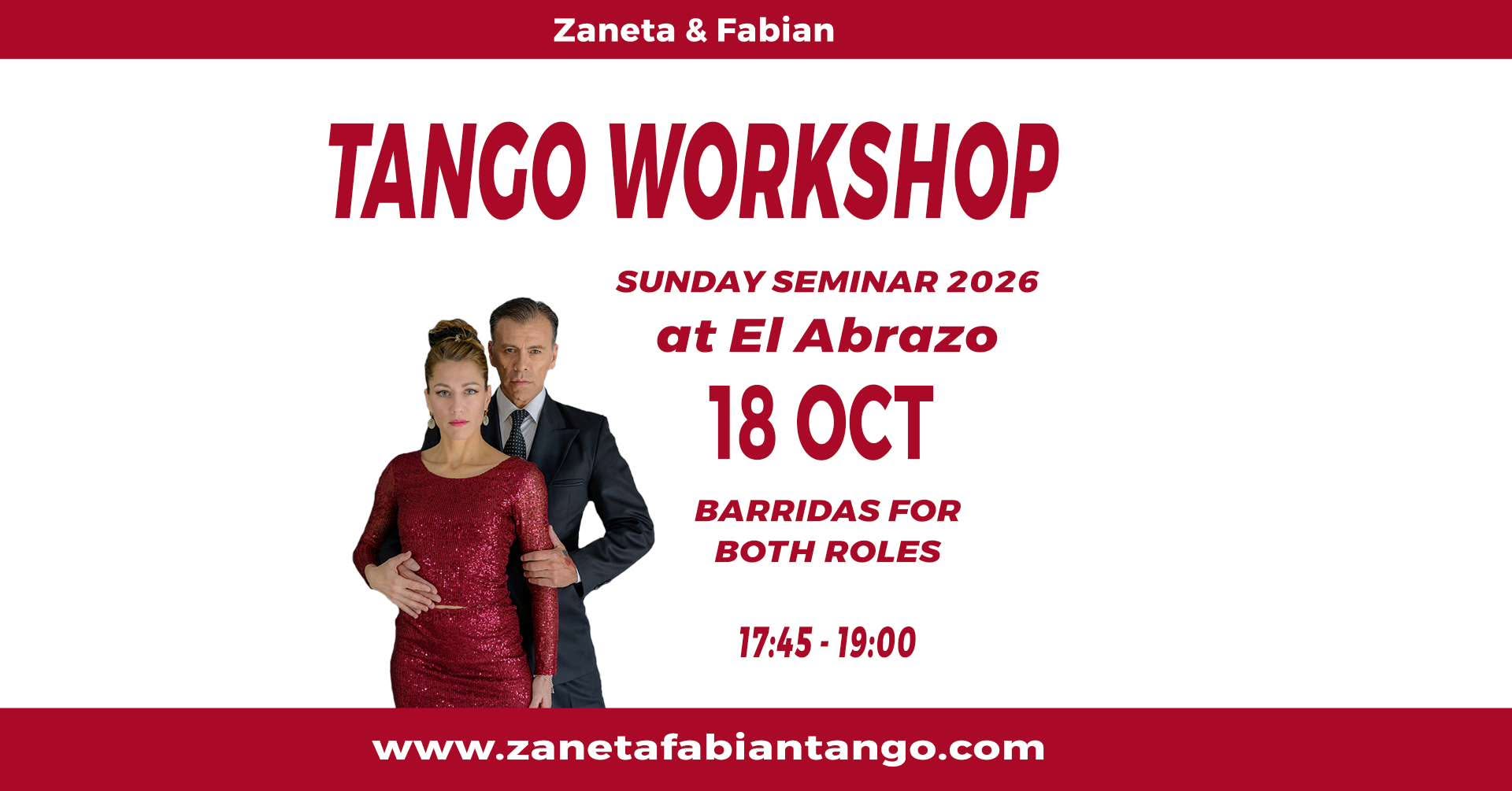 Barridas for both roles by Zaneta & Fabian
