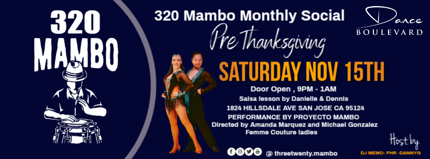 320 Mambo Social Pre Thansgiving edition