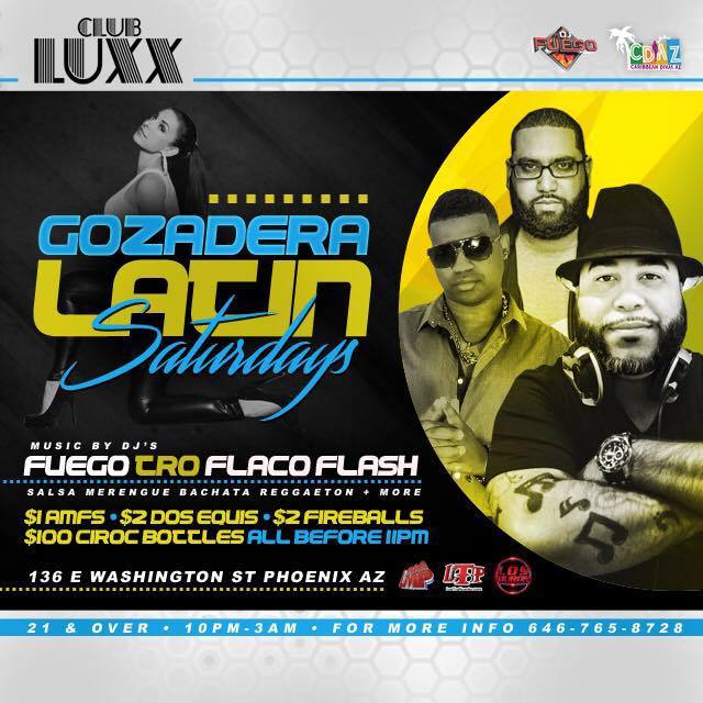 Gozadera Latin Saturdays At Luxx