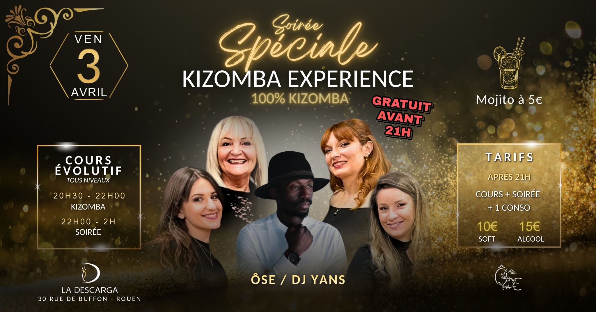 Soirée Spéciale Kizomba Experience - soirée 100% Kizomba