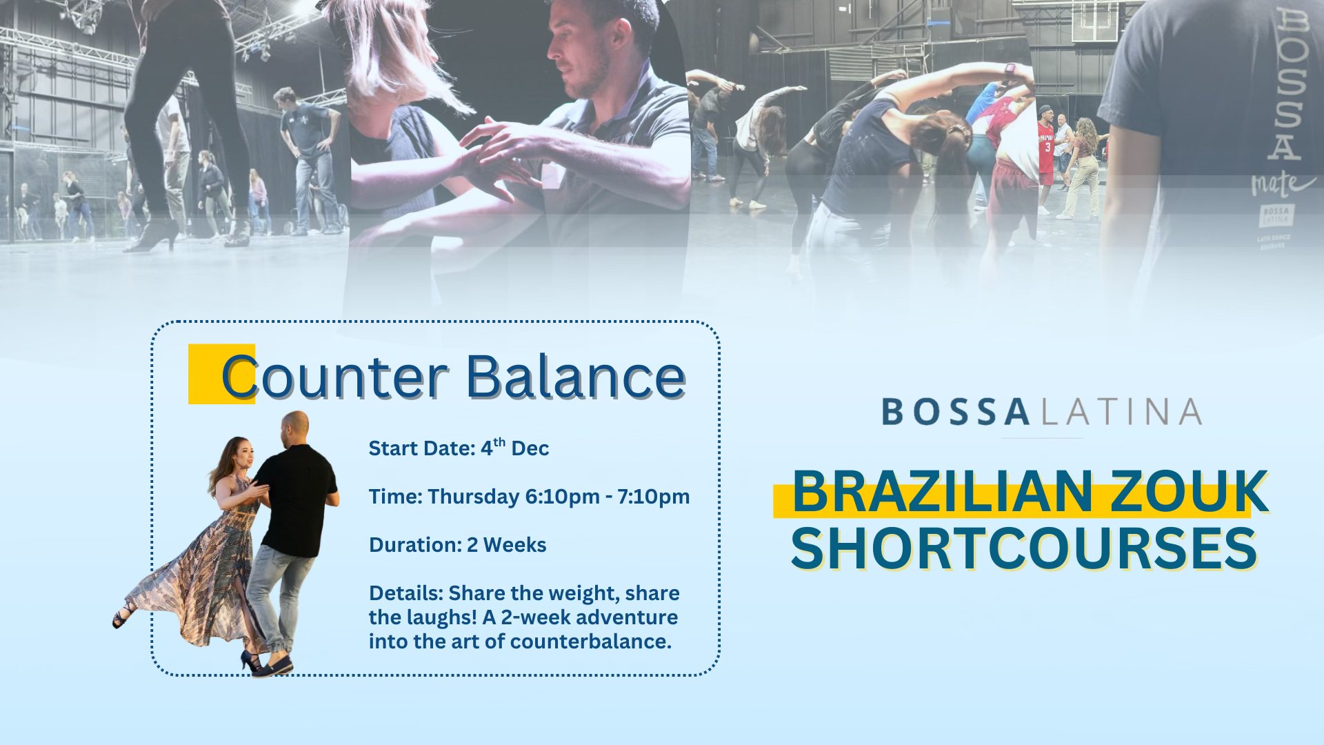 Counter Balance - Brazilian Zouk Short Course