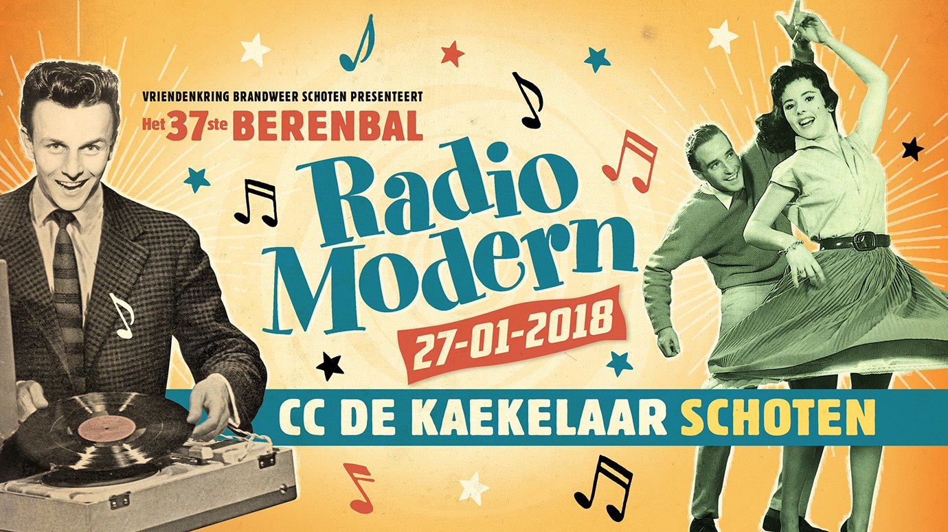 Berenbal Schoten met Radio Modern