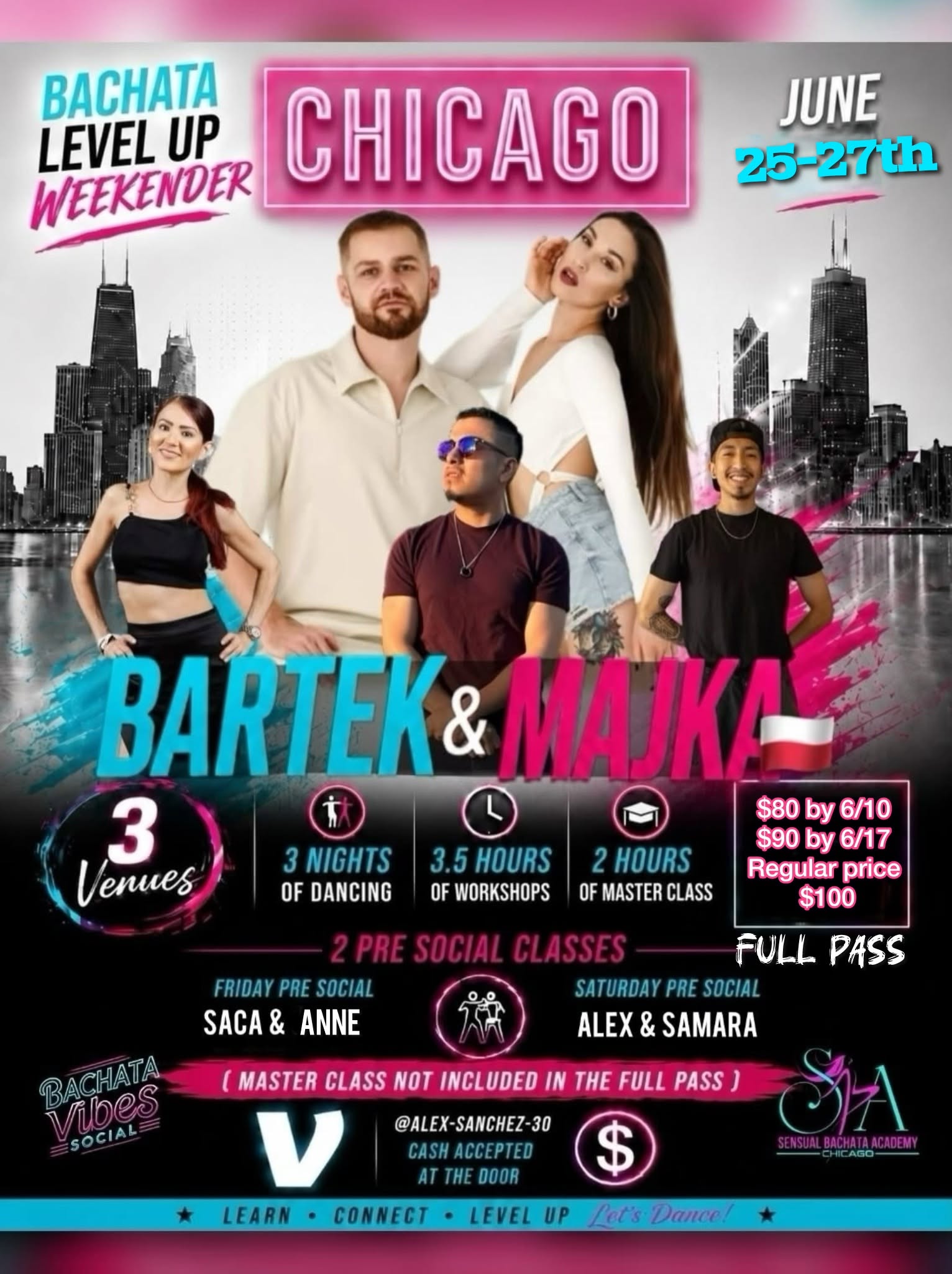 Bachata Level up weekender with Bartek & Majka π΅π±