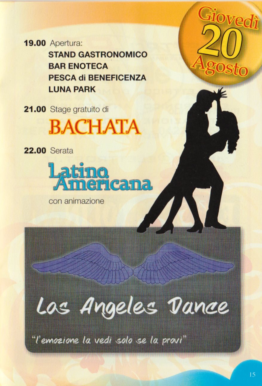 20 08 SERATA LATINA ALLA SAGRA DELL'ASSUNTA, ZERO BRANCO (TV)