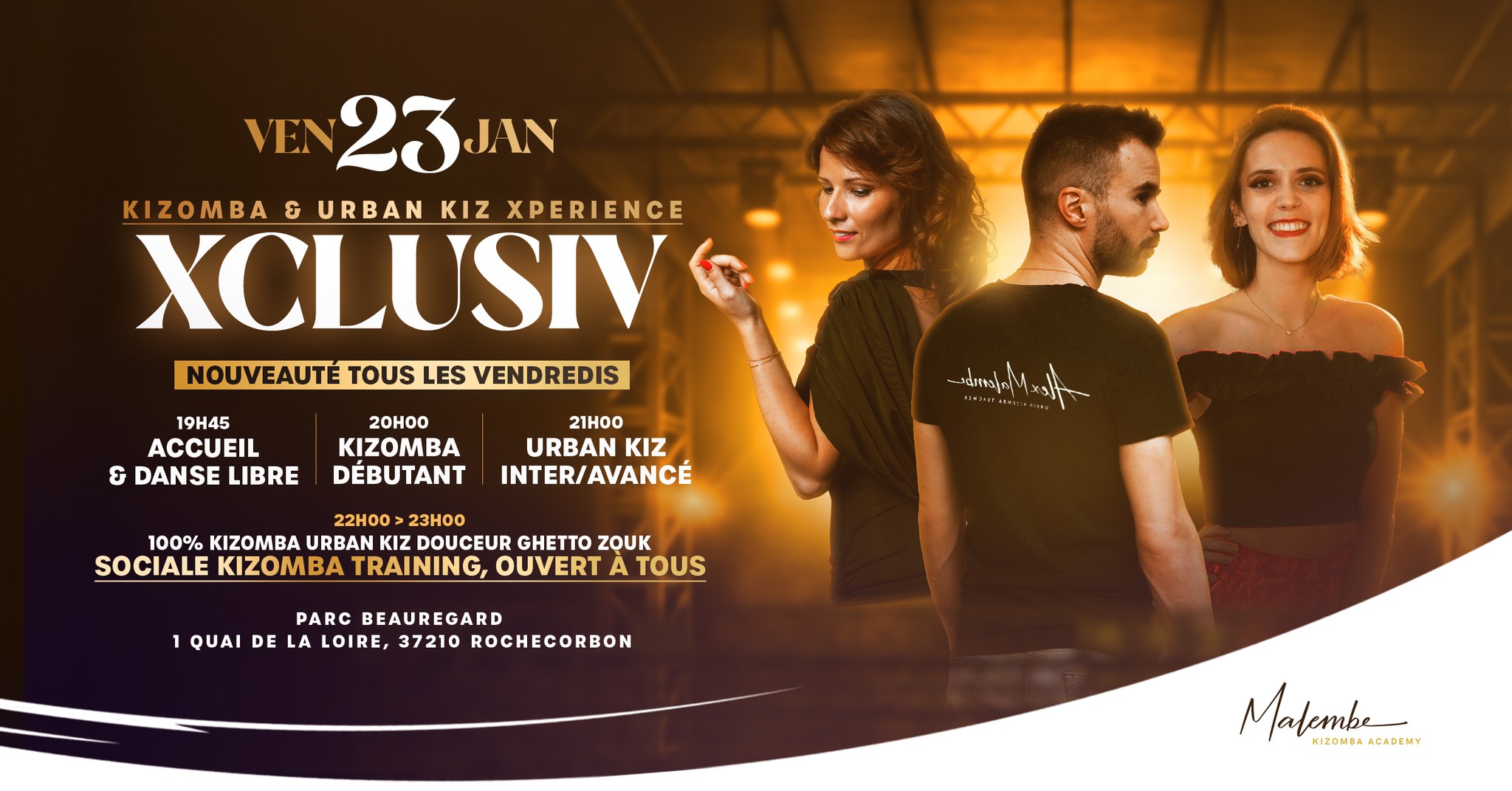 Xclusiv Kizomba - Cours et Sociale by Malembe Kizomba Academy