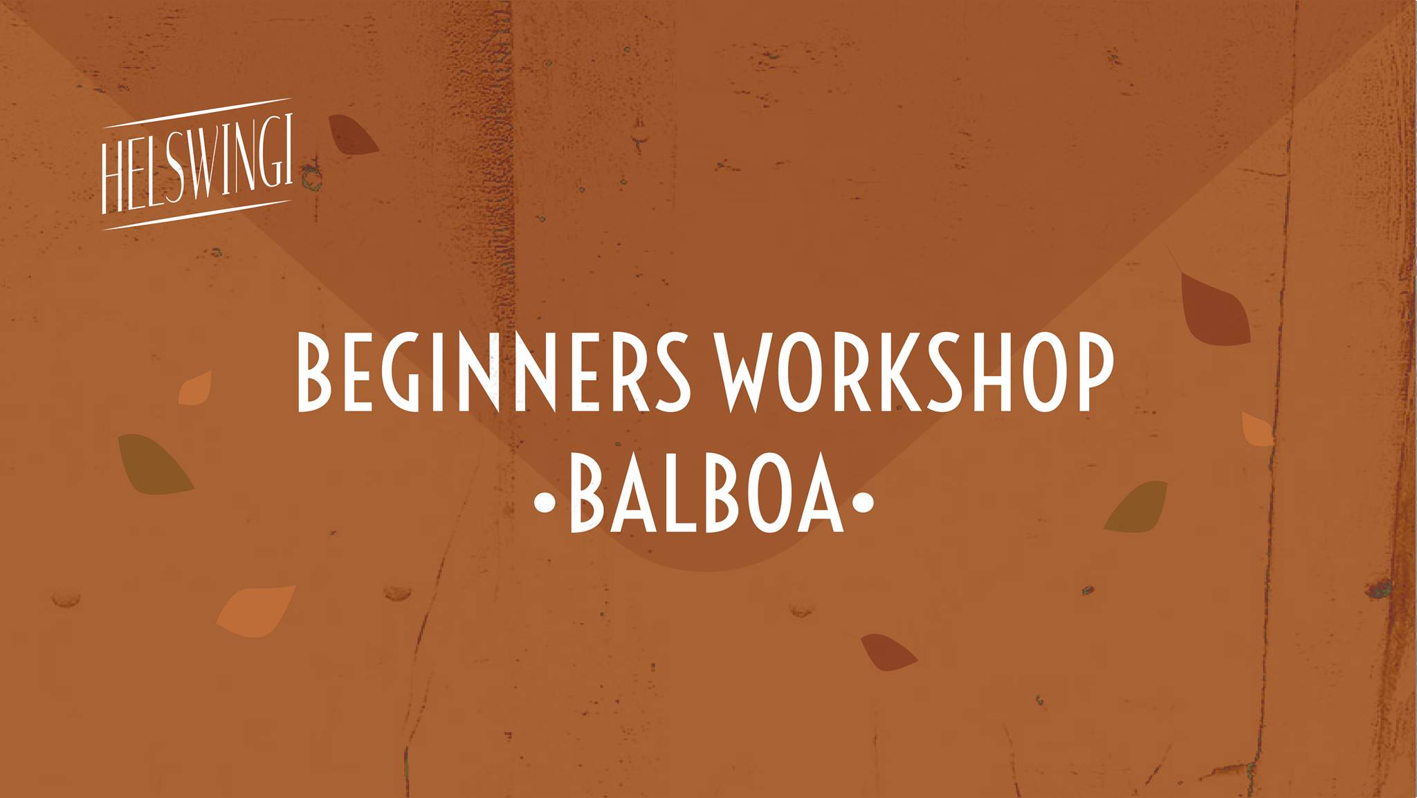 Balboa beginners' workshop