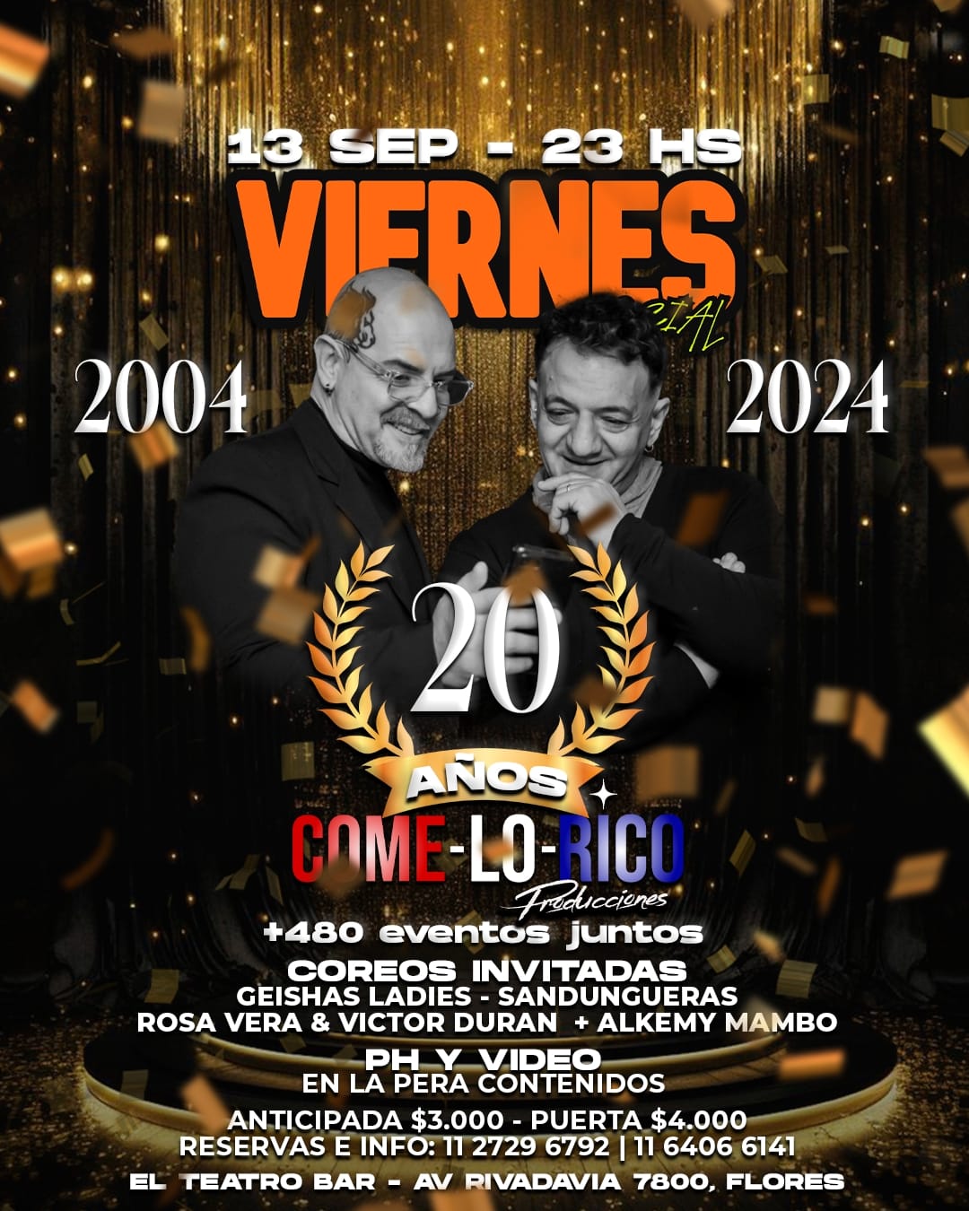 VIERNES SOCIAL -20 AÑOS-