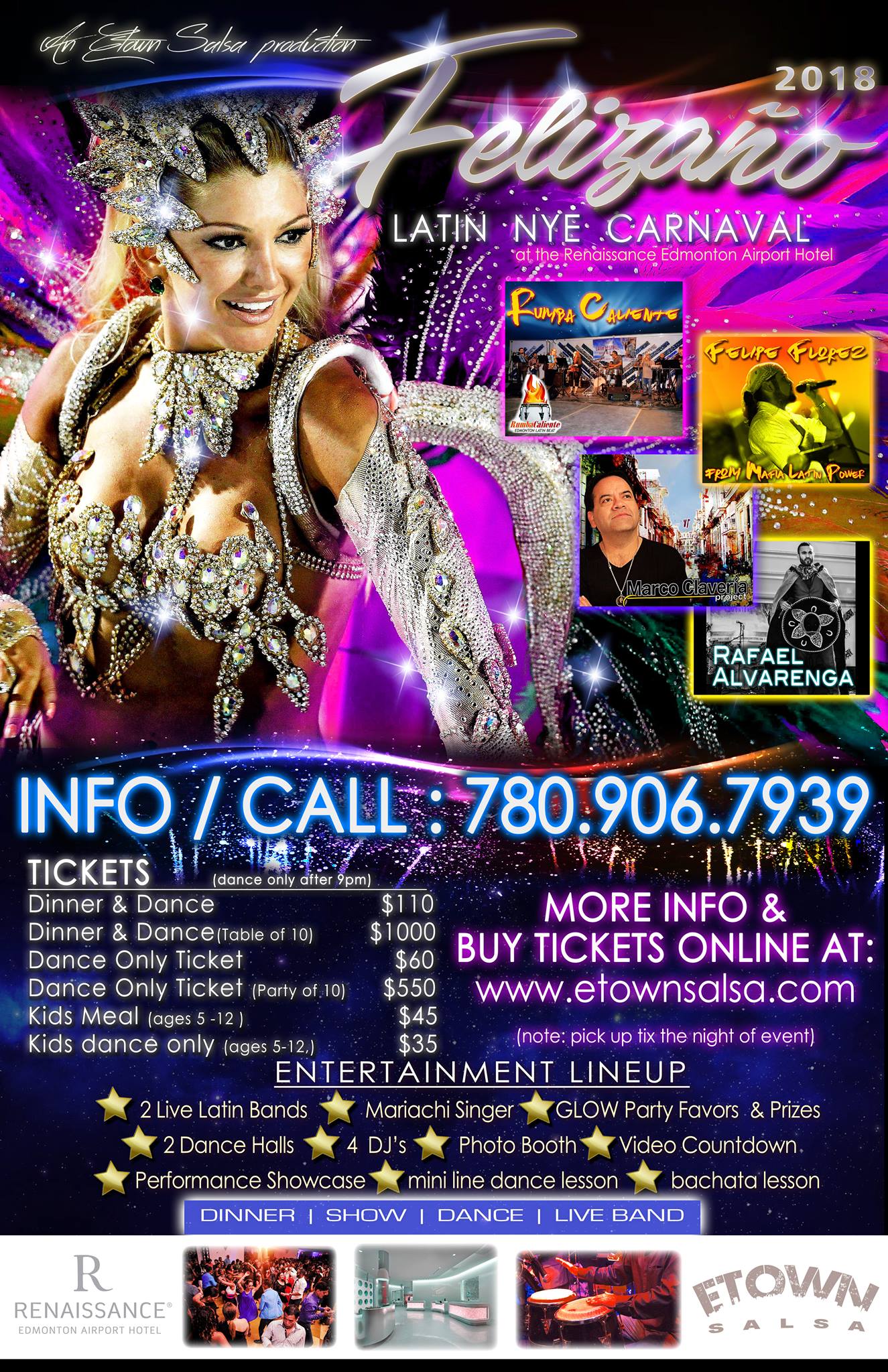 Felizaño Latin New Years Eve Carnaval