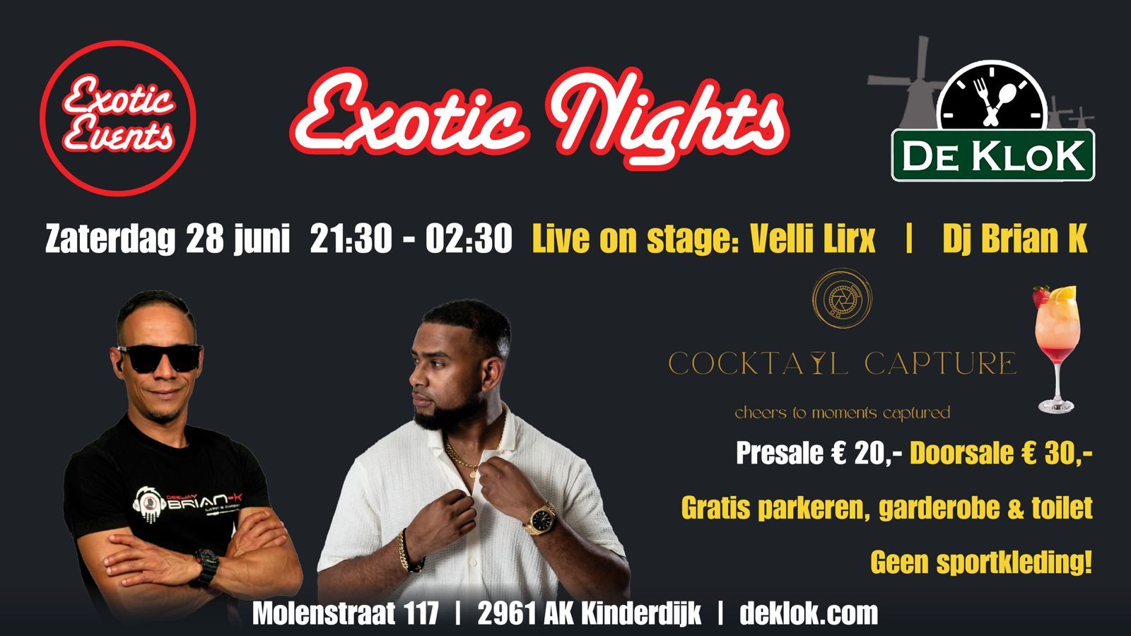 Exotic Nights - Live on stage Velli Lirx - Cocktail Night