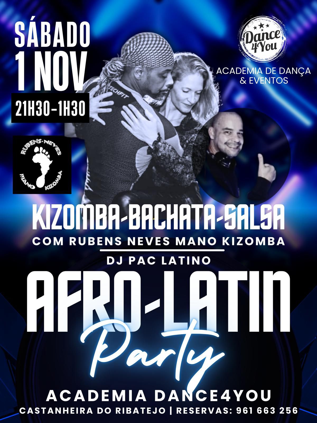 Afro-Latin Party Academia Dance4you 01 Nov 2025