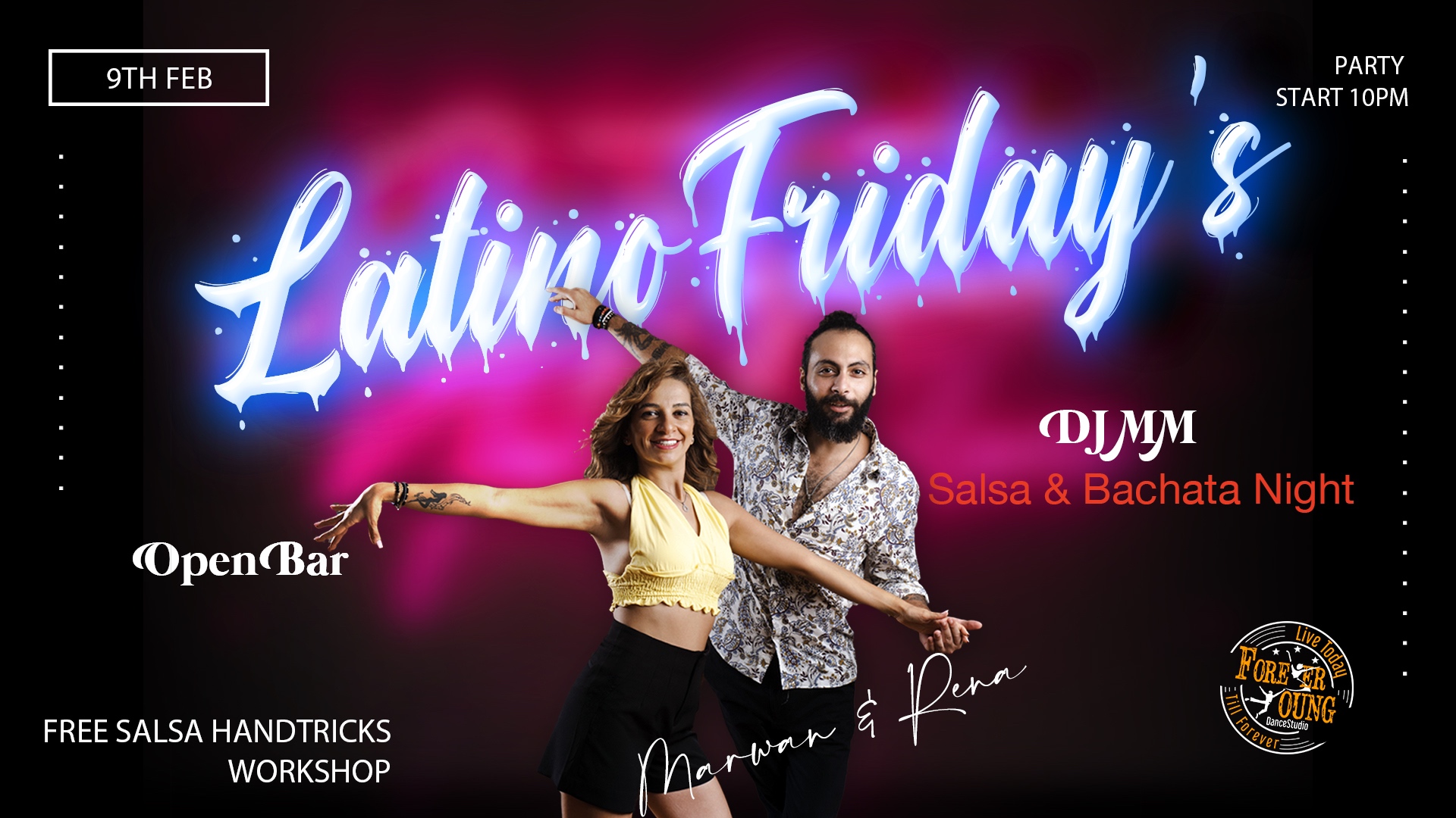 Latino Friday's - FREE Salsa HandTricks Workshop - Marwan & Rena