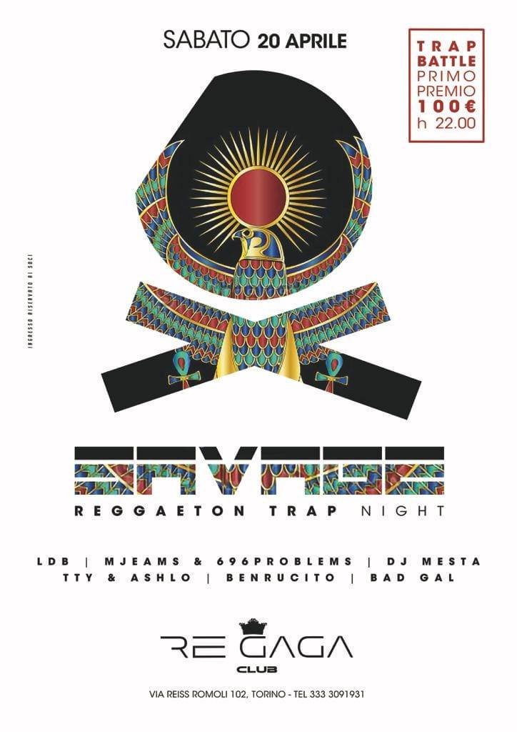 Savage Sabato 20 Aprile al ReGaga Torino Reggaeton + Trap Battle