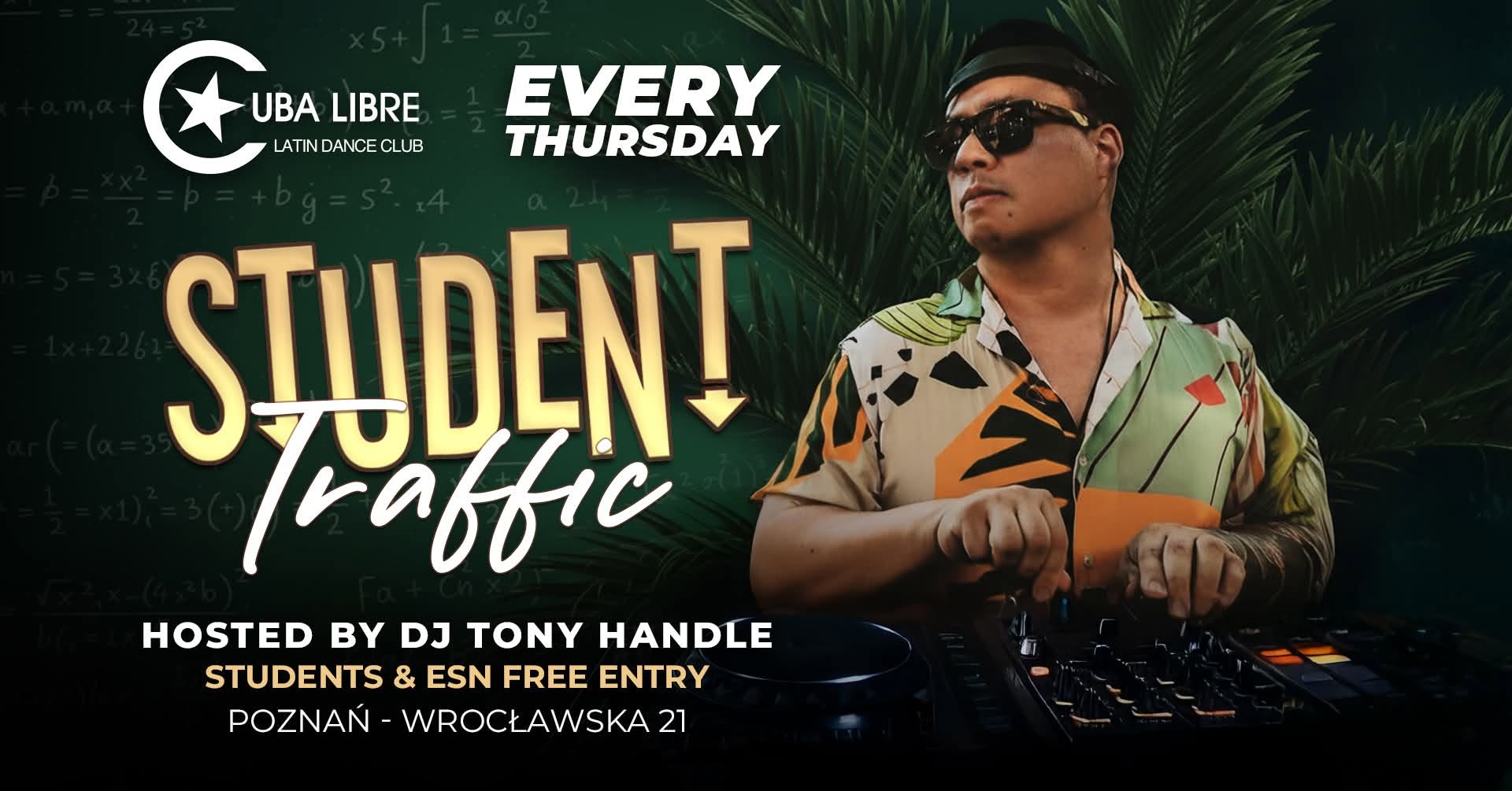 🎉 STUDENT TRAFFIC! - CZWARTEK w CUBA LIBRE 🎉