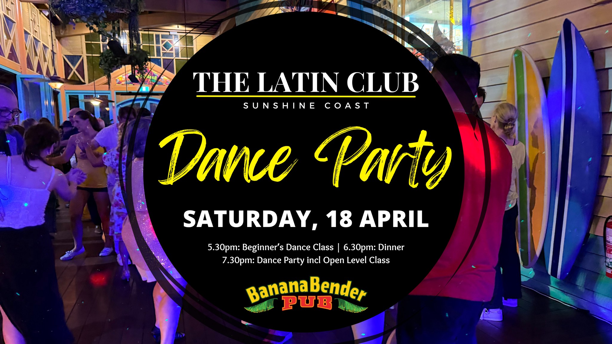 Latin Dance Lesson & Party @Banana Bender Pub - 18 April