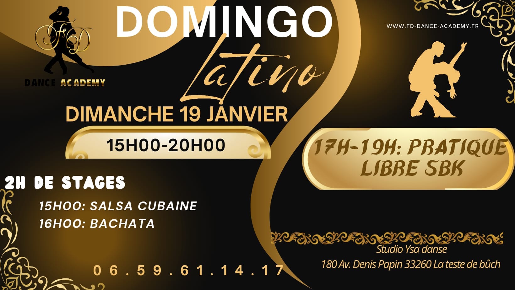 Domingo Latino , La Teste-de-Buch