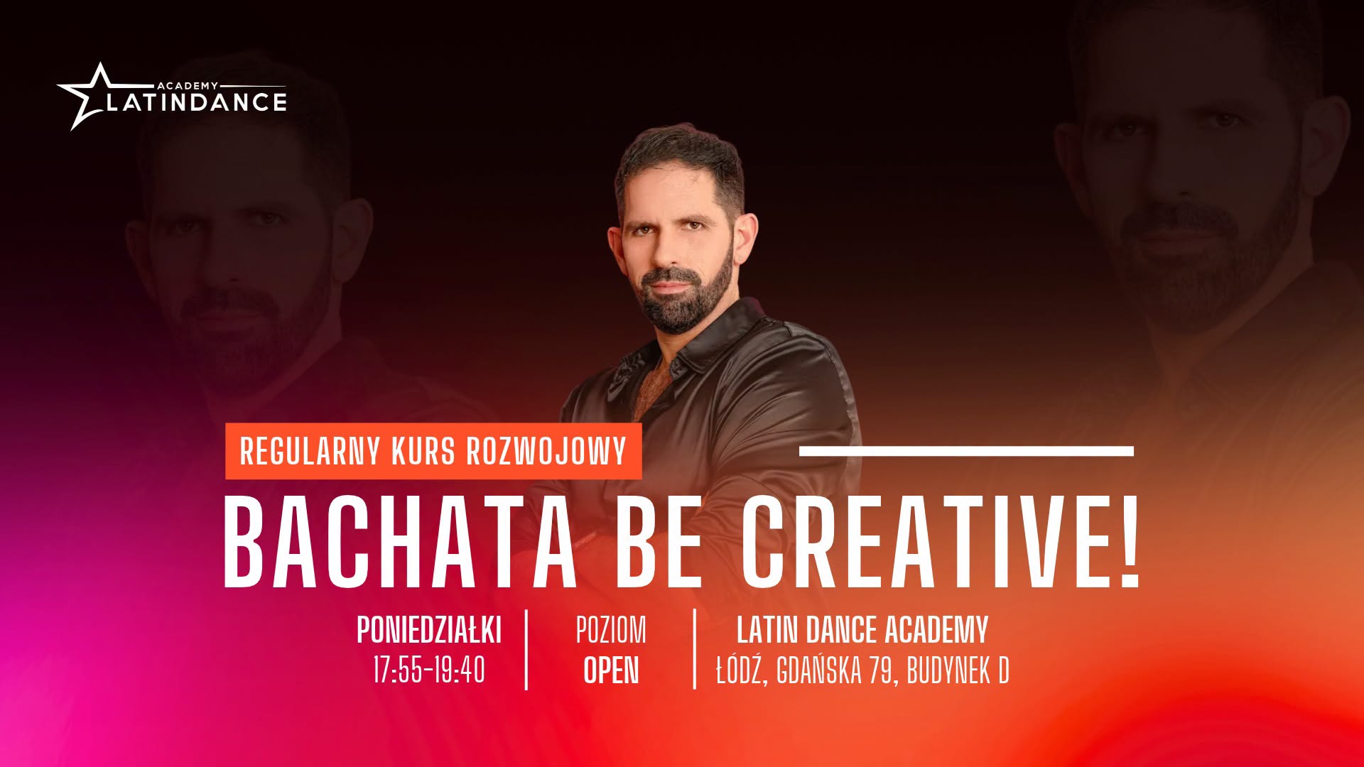 Nowy kurs regularny w LDA - Bachata Be Creative na poziomie OPEN! dołącz w poniedziałek