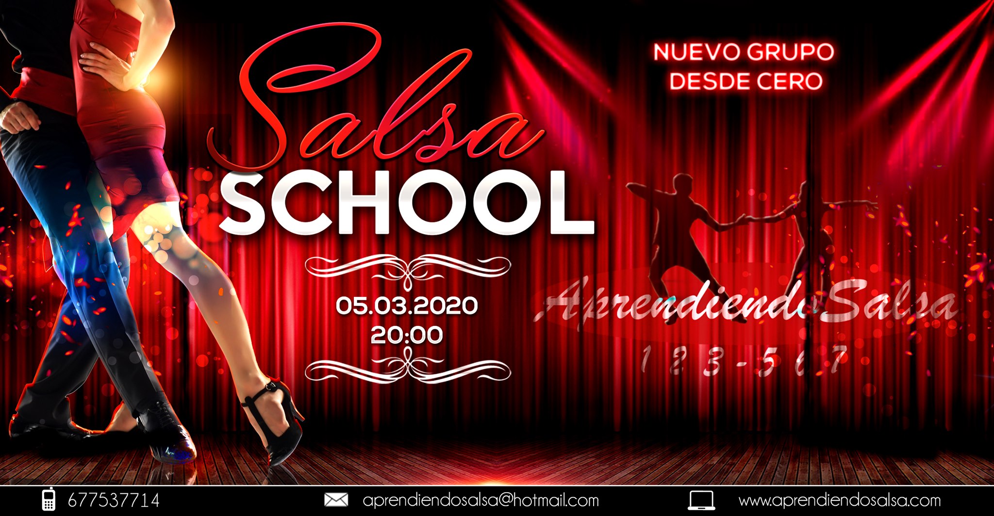 Cursos 2020 - Salsa desde Cero - Nuevo Grupo Marzo