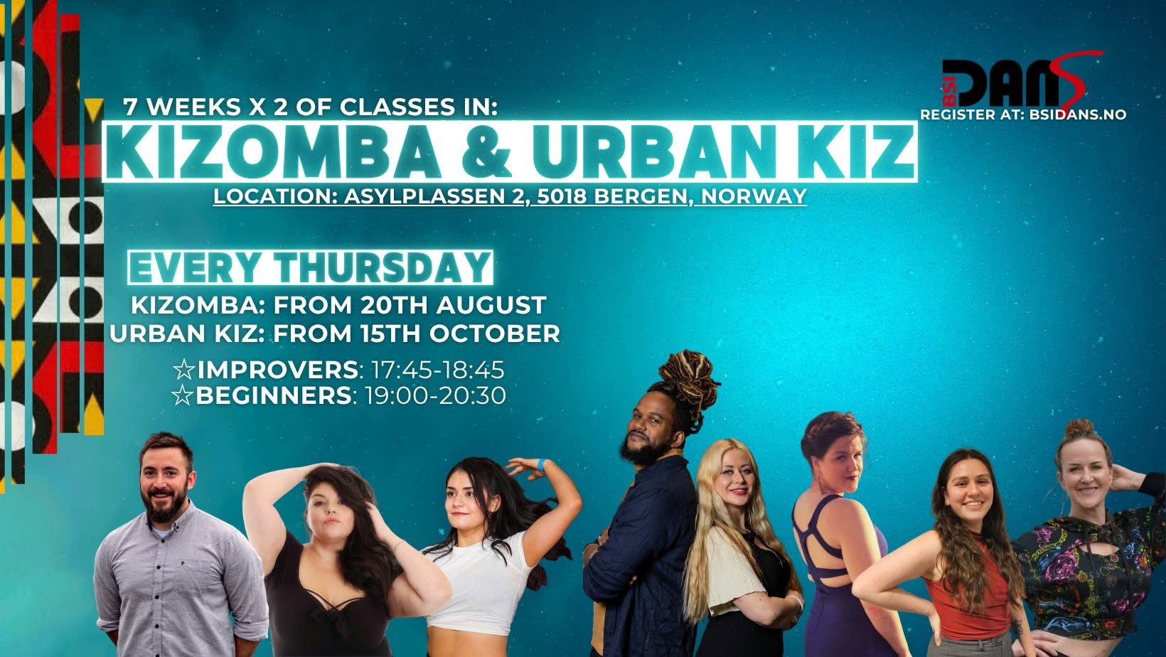 Kizomba & Urban kiz classes: beginners and improvers