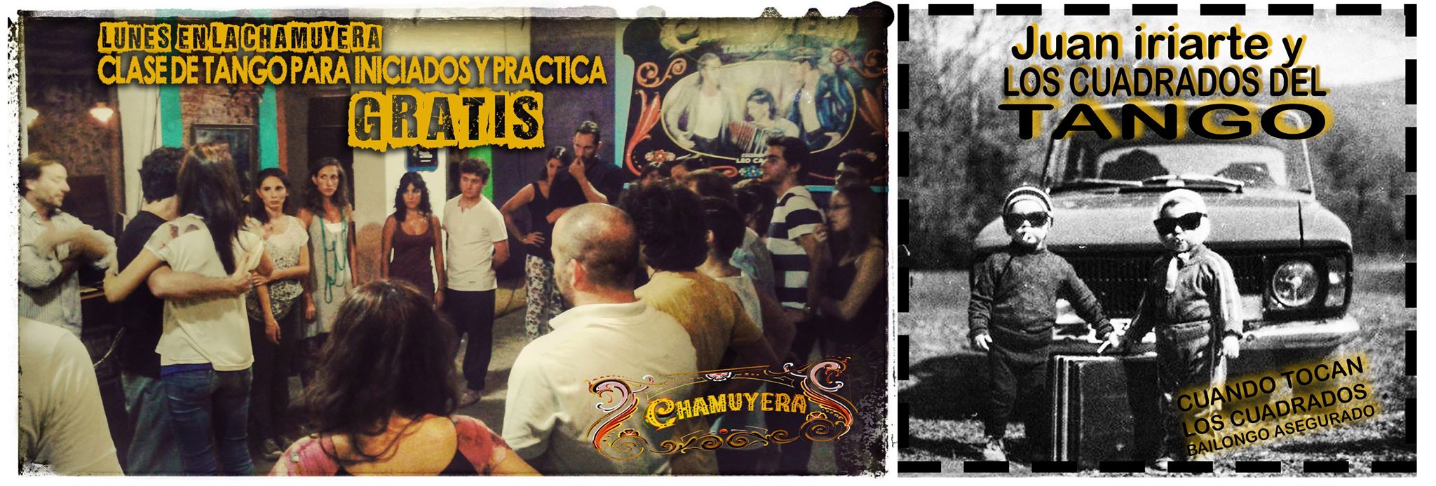 Lunes de Clase de Tango y Practica Gratis en la Chamuyera