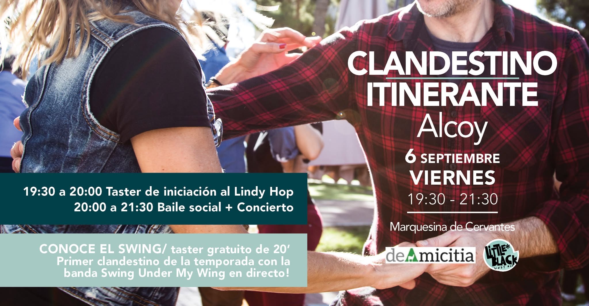 Clandestino Itinerante con Swing Under My Wing
