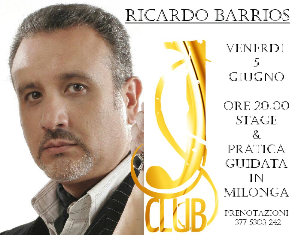 RICARDO BARRIOS_stage & In Pratica al J Club