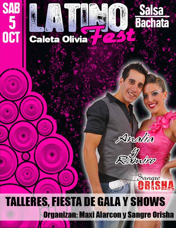 "Latino Fest"- Salsa Bachata en Caleta Olivia!