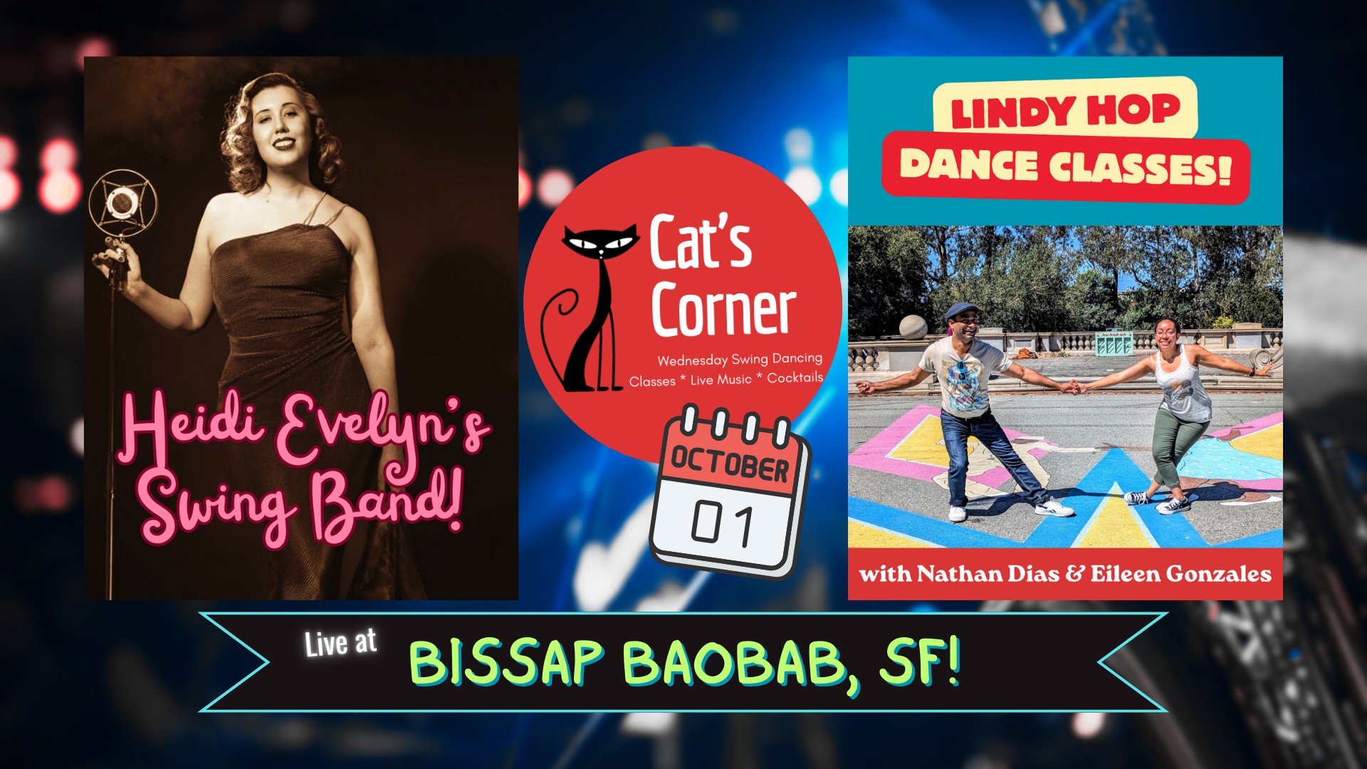 Heidi Evelyn Swing Band - Swing Dance Party at Bissap Baobab!