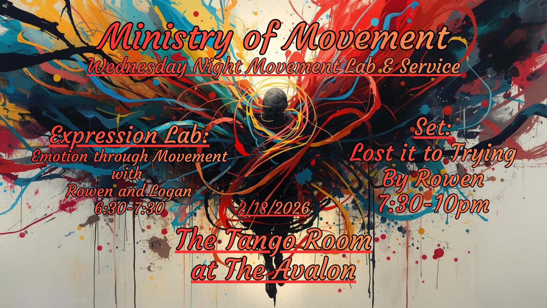 MoM Wed Movement Lab & Service at THE AVALON!!: Lost it to Trying by Rowen Birthday Set!!
