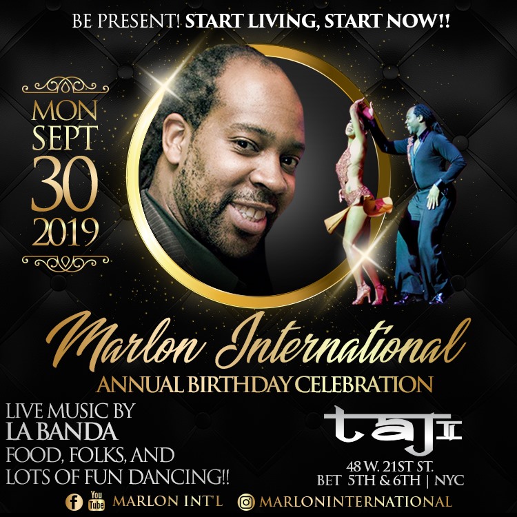 Marlon Int'l Birthday Salsa Celebration at Taj!