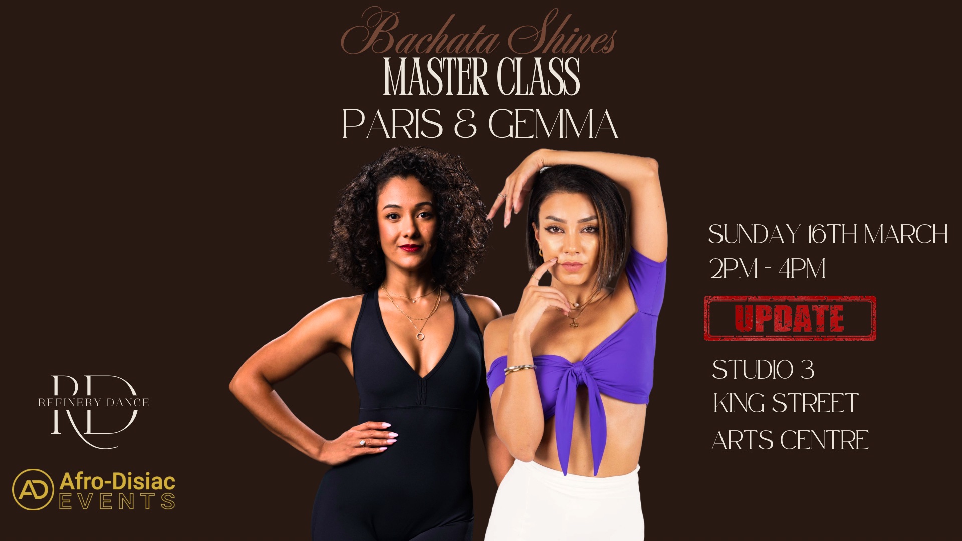 Bachata Shines Master Class with Paris and Gemma