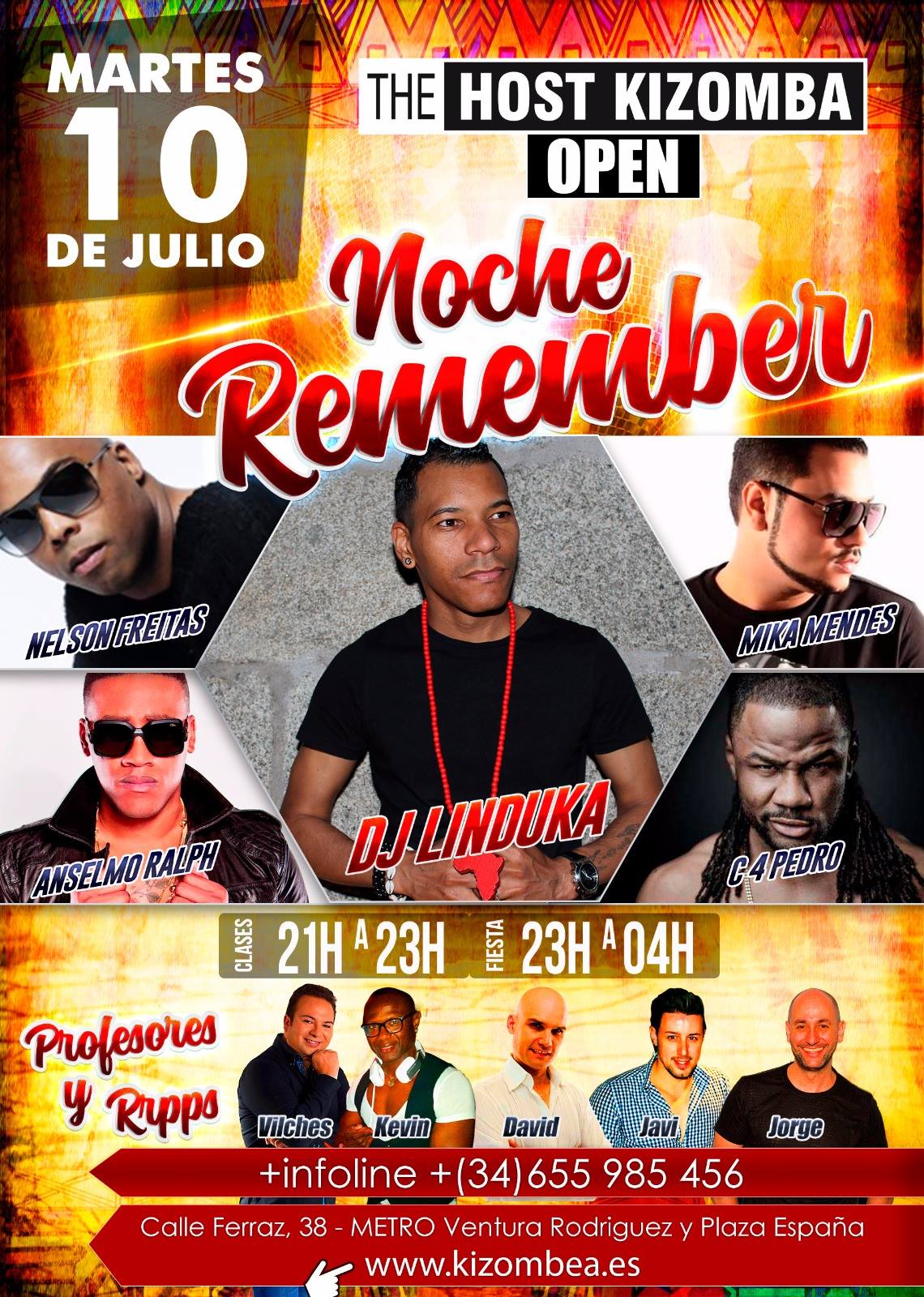 Martes 10 Julio - The Host Kizombaopen Remember