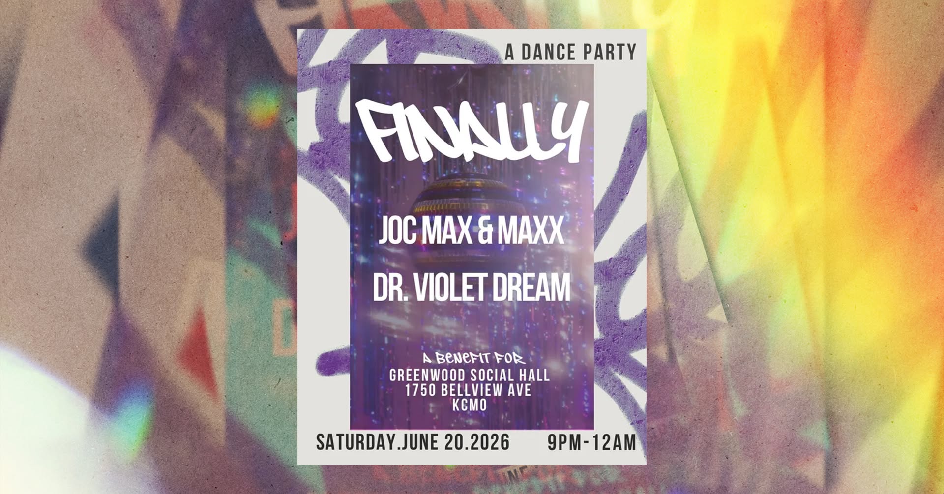 FINALLY: A Summer Dance Party🪩