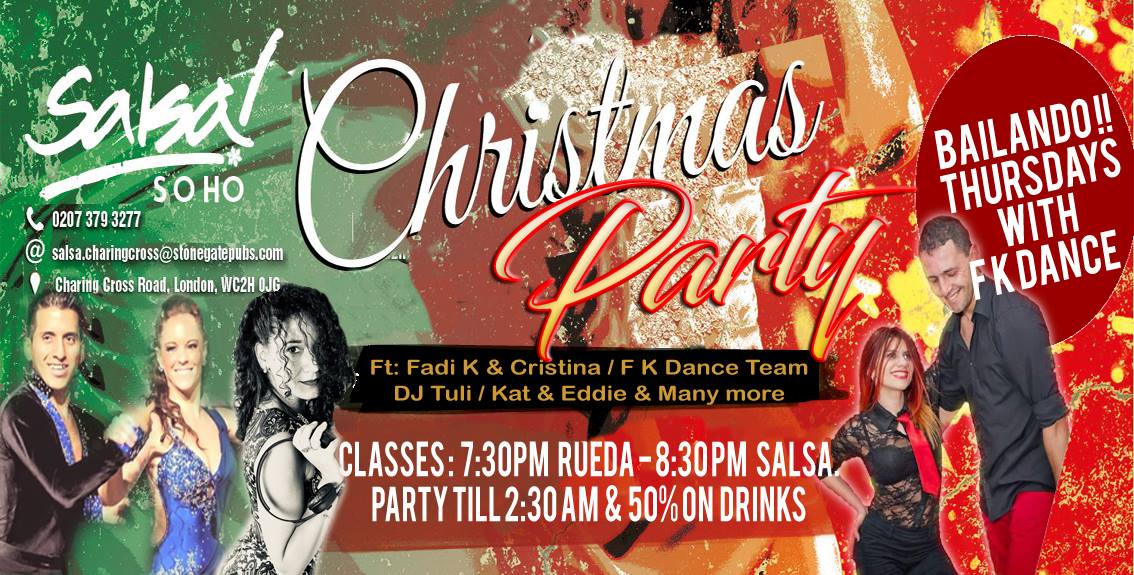 F K Dance Xmas Party at Bar Salsa SOHO