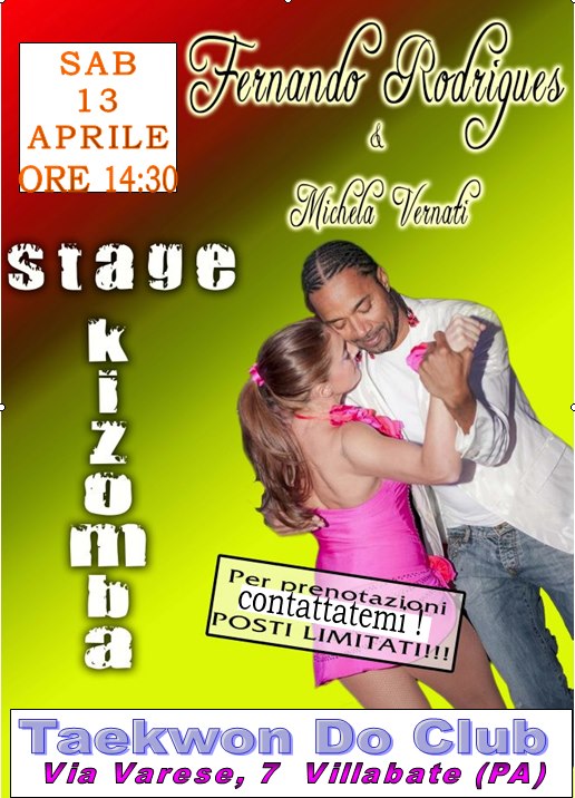 I LOVE KIZOMBA - FERNANDO RODRIGUES a Palermo