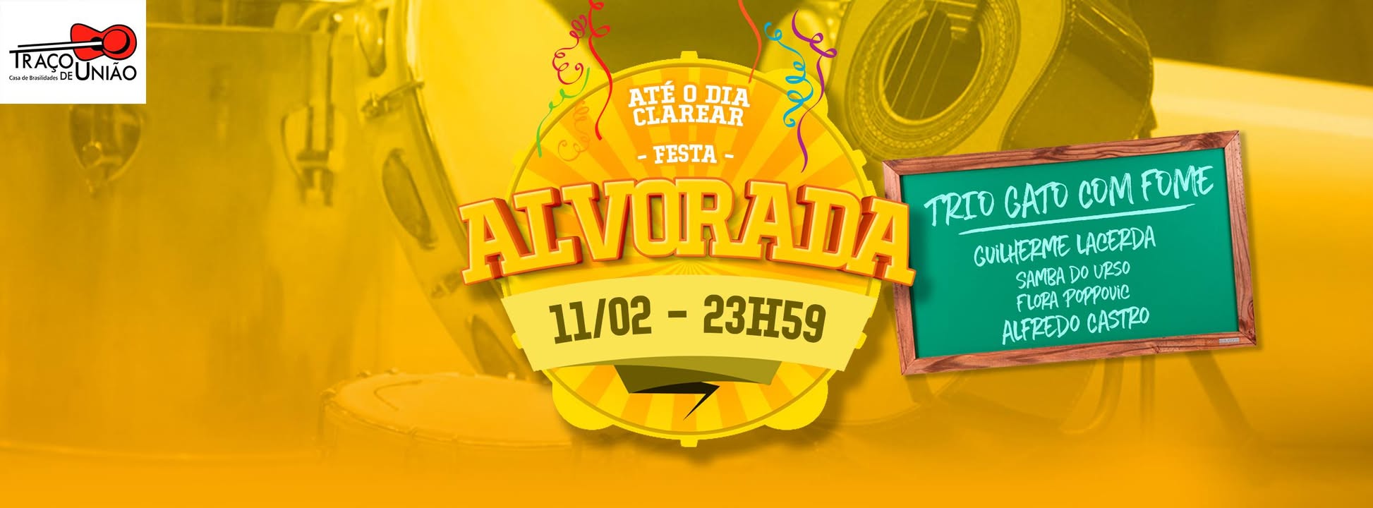 Festa Alvorada - Roda de samba e brasilidades até o sol raiar!