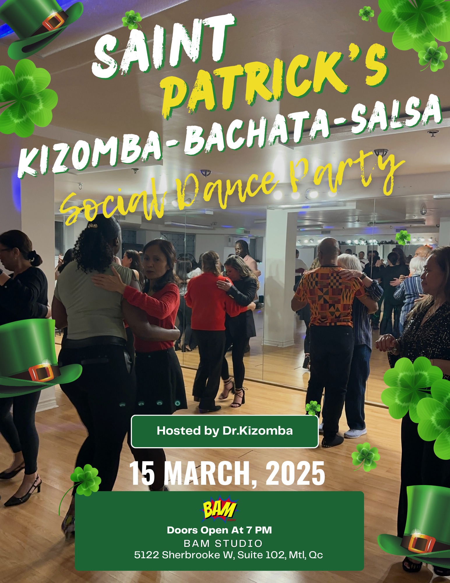 Kizomba-Bachata-Salsa Dance social party