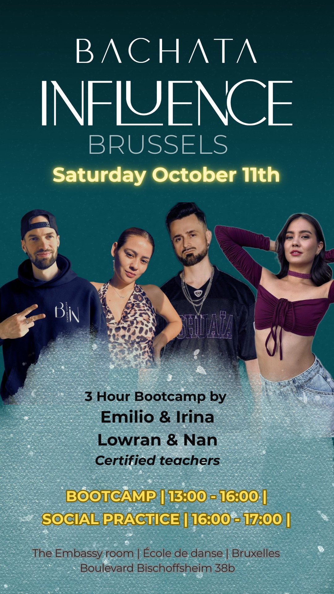 Bachata Influence Brussels Bootcamp