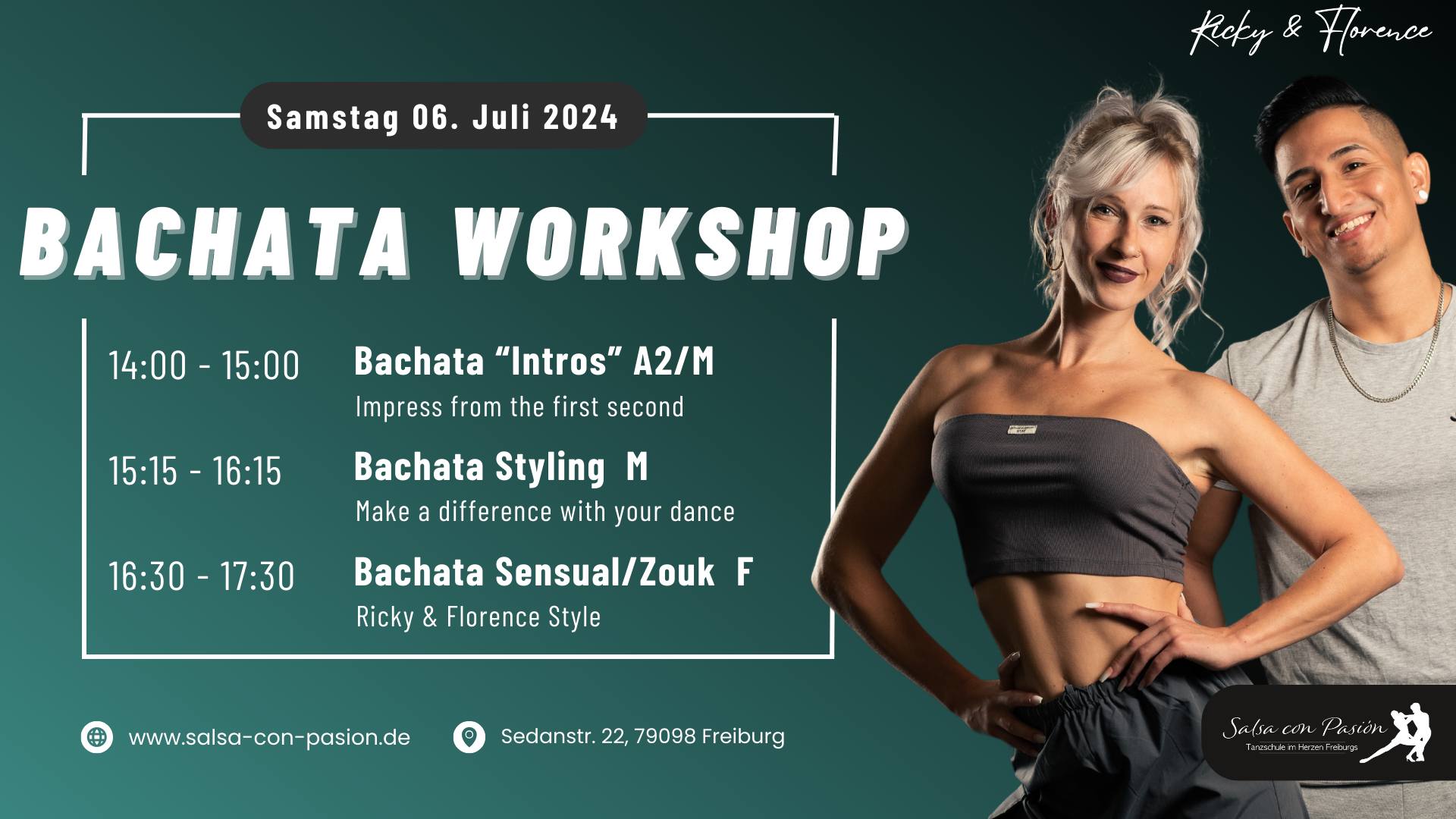 Bachata Workshop Freiburg - Ricky & Florence