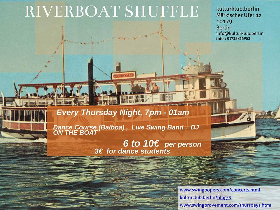 RIVERBOAT SHUFFLE - Swing Event
