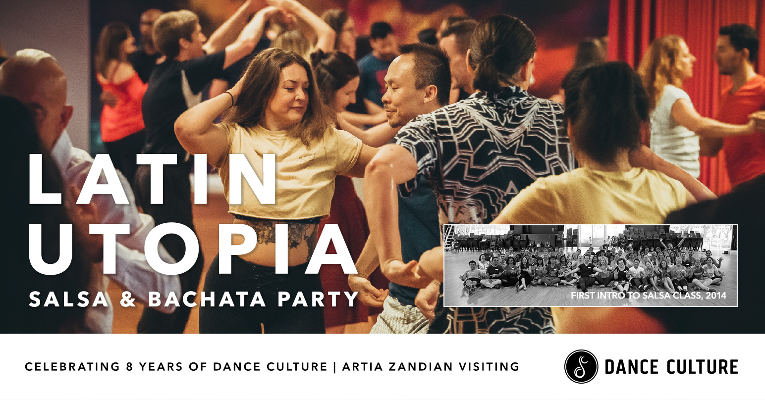 Latin Utopia New venue for workshops Party postponed