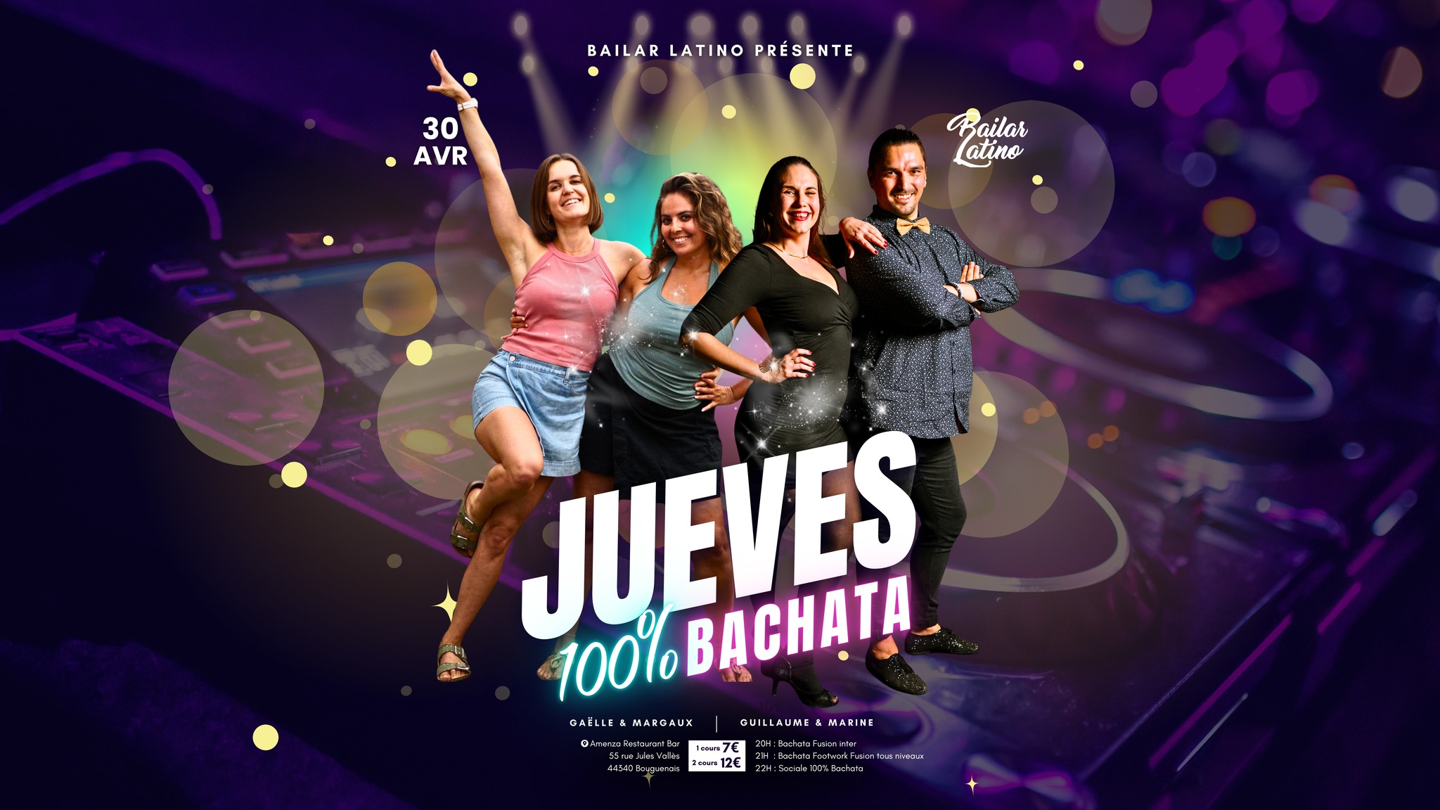 💜 JUEVES 100% BACHATA 💜 #11 by Bailar Latino & Amenza