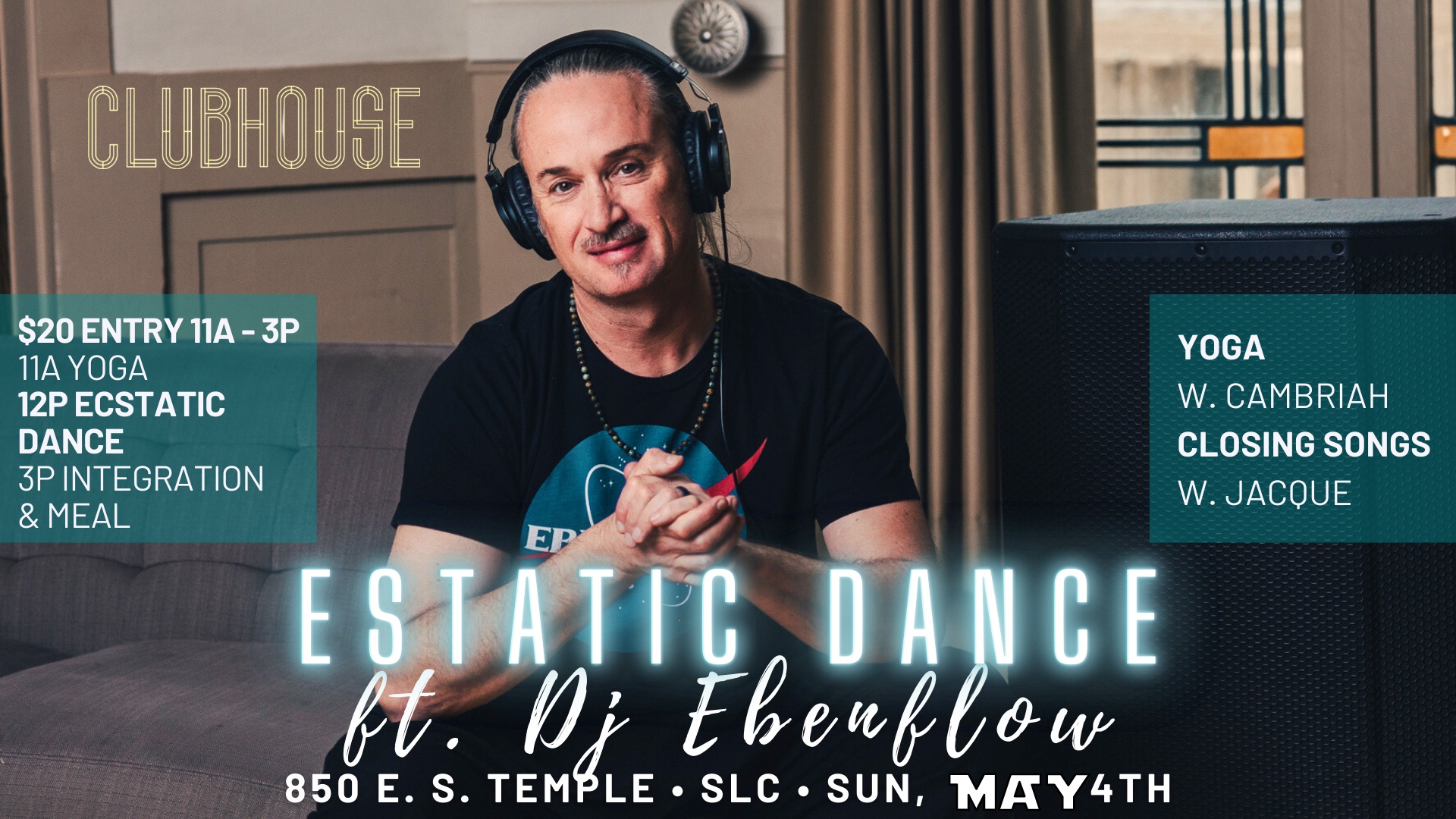 Ecstatic Dance ft. DJ EBENFLOW + YOGA & CLOSING SONGS