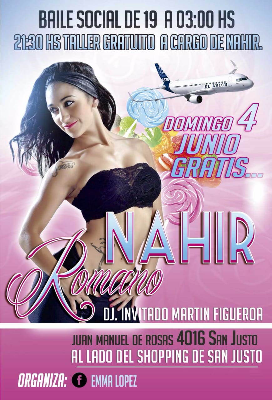 Taller Gratis de Nahir Romano+Social en el Avion