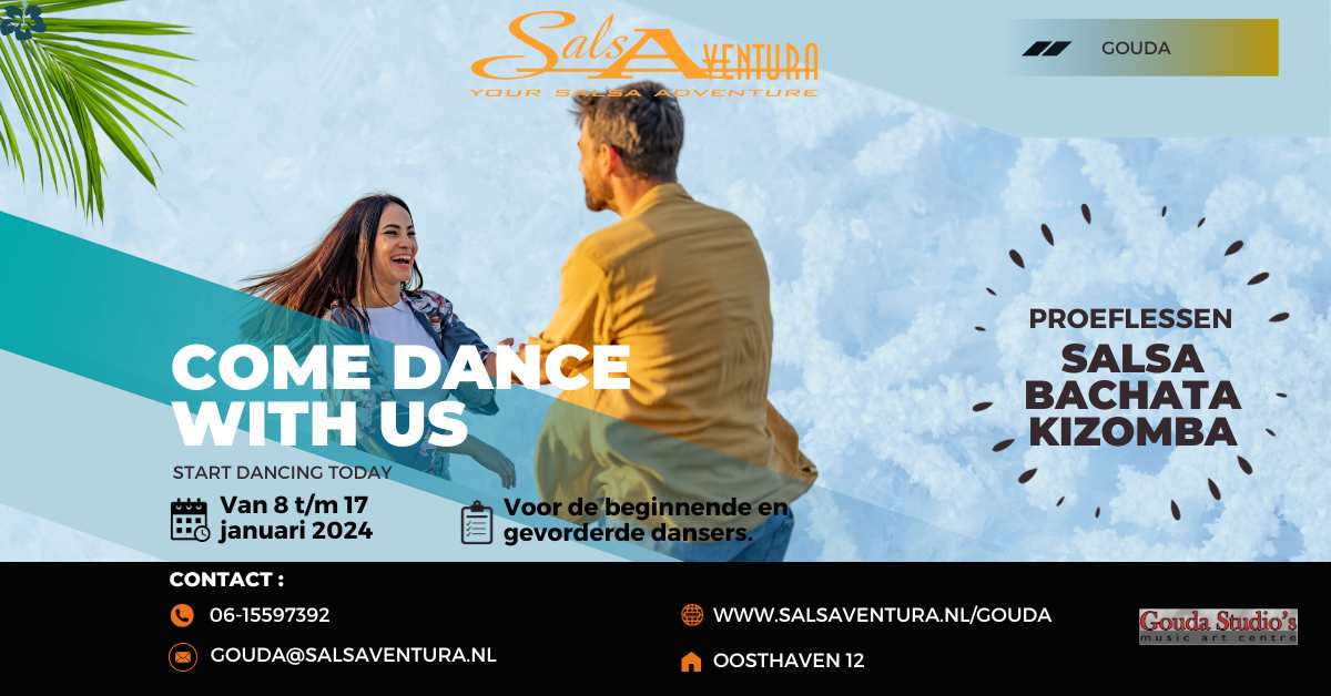 Proeflessen Salsa Bachata Kizomba in Gouda