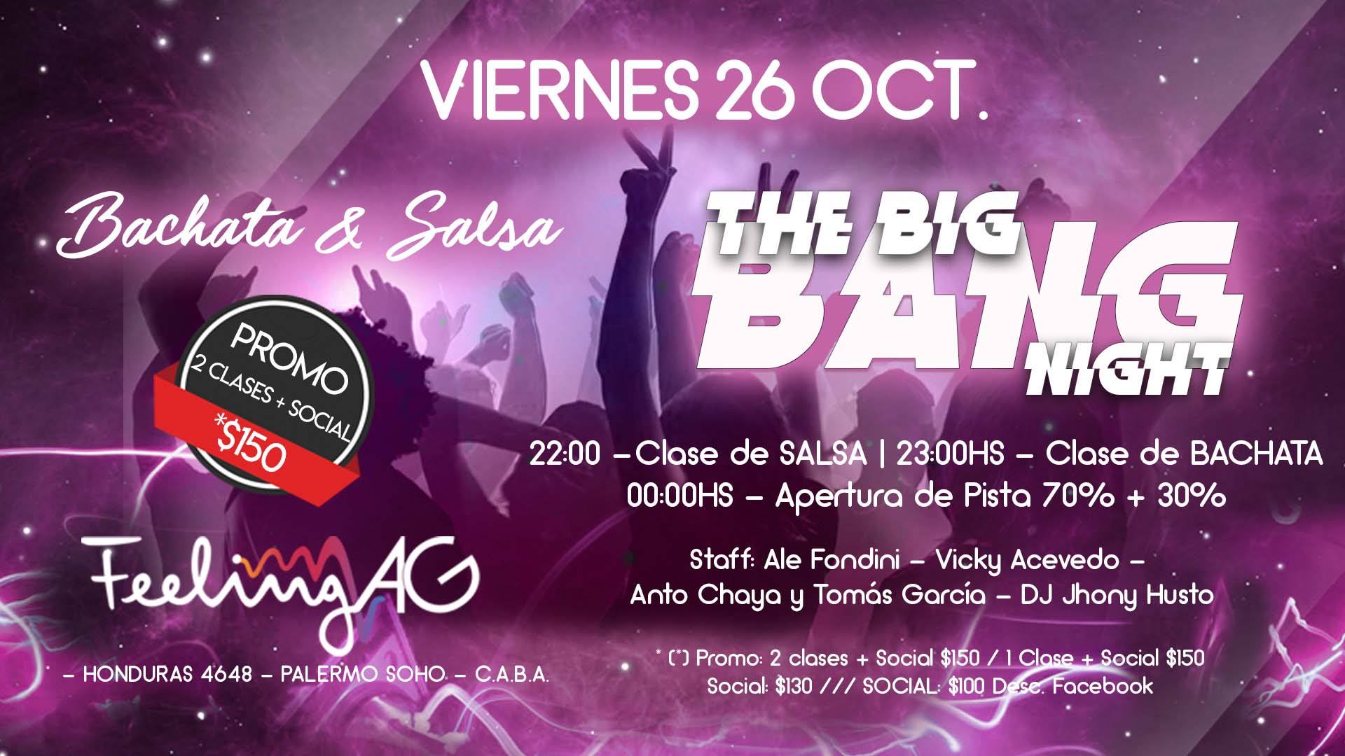 Viernes "Salsa & Bachata" - The Big Bang Night